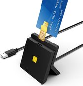 Sounix Smart CardReader - Smartkaart lezer - Bankpas - ID lezer - USB 2.0 - eID - Windows/Mac/Linux