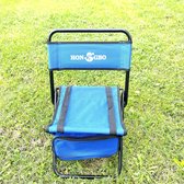 HONGBO Mini campingstoel - Mini strandstoel - Mini vissersstoel - Kinder campingstoel - Kinder strandstoel - Kinder vissersstoel - Opvouwbaar - Opbergzak - Blauw