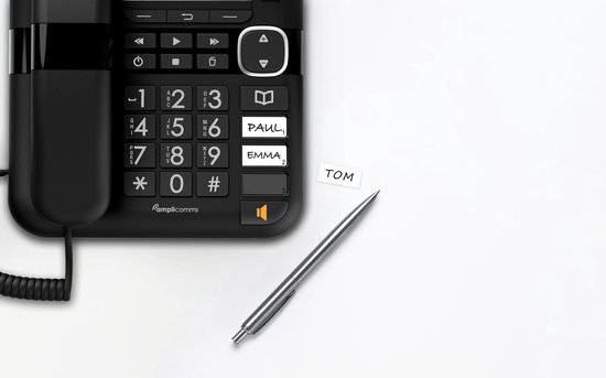 Amplicomms BT1580 Combo bureau en draadloos telefoon groot lcd display foto 4