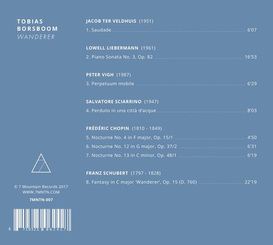 Tobias Borsboom - Wanderer (CD)