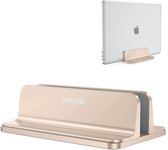 Best4u Verticaal verstelbare laptopstandaard, notebookstandaard van aluminium, houder met verstelbare dockgrootte, standaard voor MacBook Air / Pro, Lenovo, ASUS, alle laptops (tot 17,3 inch)