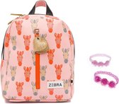 Zebra Rugzak Zebra Peach Gold + armbandje