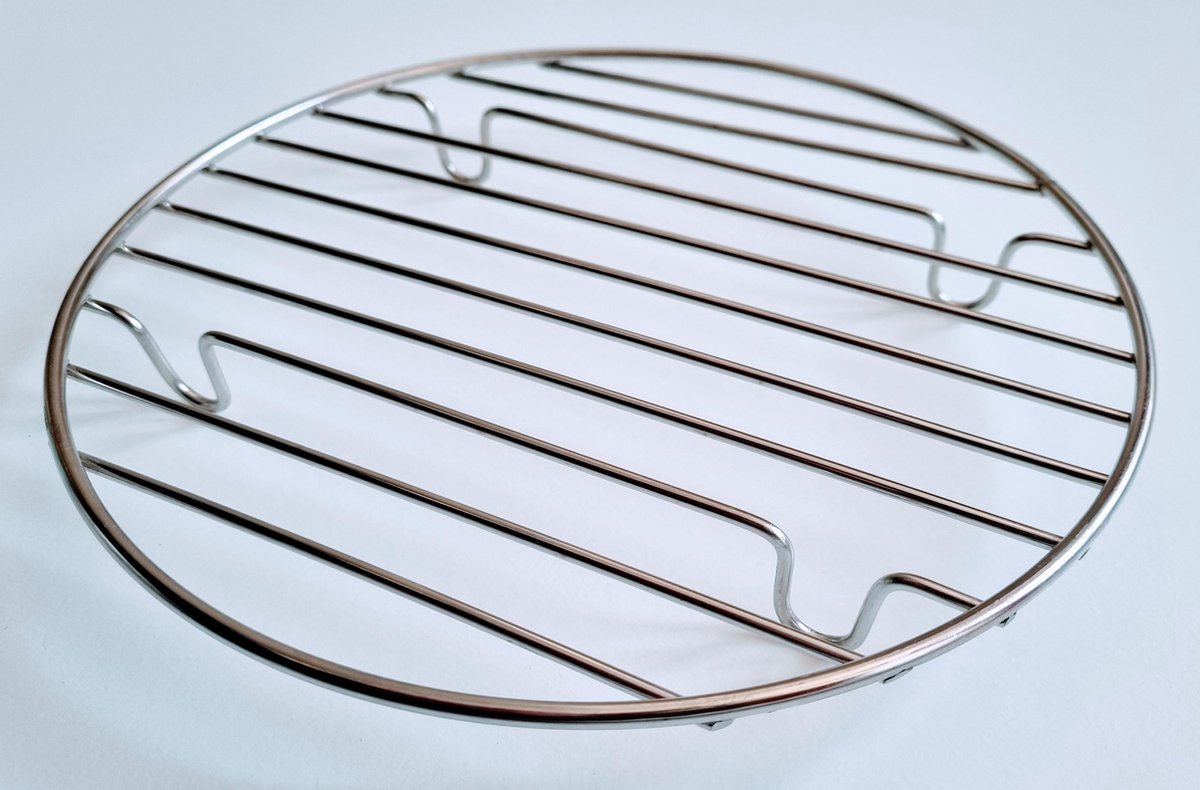 YUGN Grille De Four Ronde Inox - Grille Micro Ondes Ronde - Grille