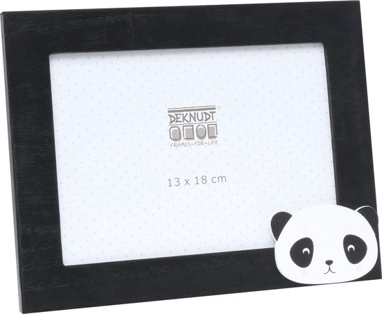 Deknudt Frames fotolijst S67UC2 - panda - zwart - voor foto: 13x18 cm