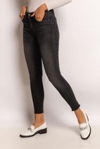 Broek Dulani hoge taille jeans antracietgrijs