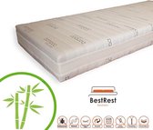 Pocketveermatras Koudschuim HR - Bamboo Exclusive - Koudschuim matras circa 24cm dik - 200x200cm