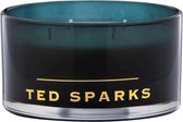 Ted Sparks - Geurkaars Magnum - 50 Branduren - 4 Lonten - Luxe Verpakking - Wild Rose & Jasmin