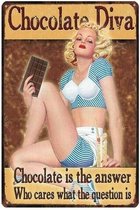 Retro Muur Decoratie uit Metaal Vakantie Sign 20x30cm DU1614
