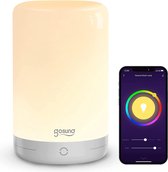 Gosund - LB3 smart tafel/bed lamp - 5V, 2A USB (inc voeding en kabel) - touch bediening: kleuren en lichtsterkte - Alexa and Google Home compatible