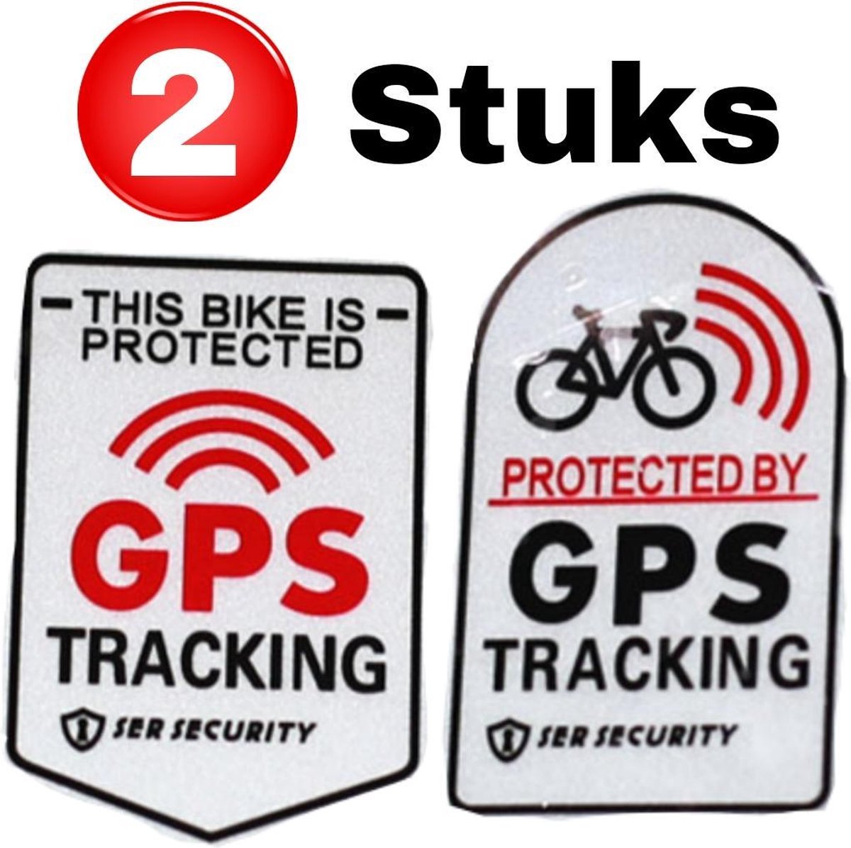 Fiets GPS stickers - antidiefstal stickers - 2 stuks - fietsendiefstal - GPS  tracker... | bol.com