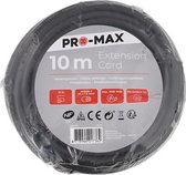 Pro Max outdoor verlengsnoer 10 meter zwart