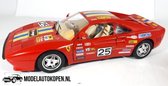 Ferrari GTO 1984 (Rood) 1/18 Bburago + Showcase - Modelauto - Schaalmodel - Model auto - Miniatuurautos - Miniatuur auto