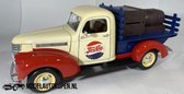 Chevrolet Pick-Up 1946 Pepsi-Cola (Rood/Wit/Blauw) 1/18 Solido + Showcase - Modelauto - Schaalmodel - Model auto - Miniatuurautos - Miniatuur auto