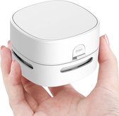 Huima Mini Vacuüm - Mini Stofzuiger - Desktop Cleaner - Bureau Stofzuiger - Mini Cleaner -Wit