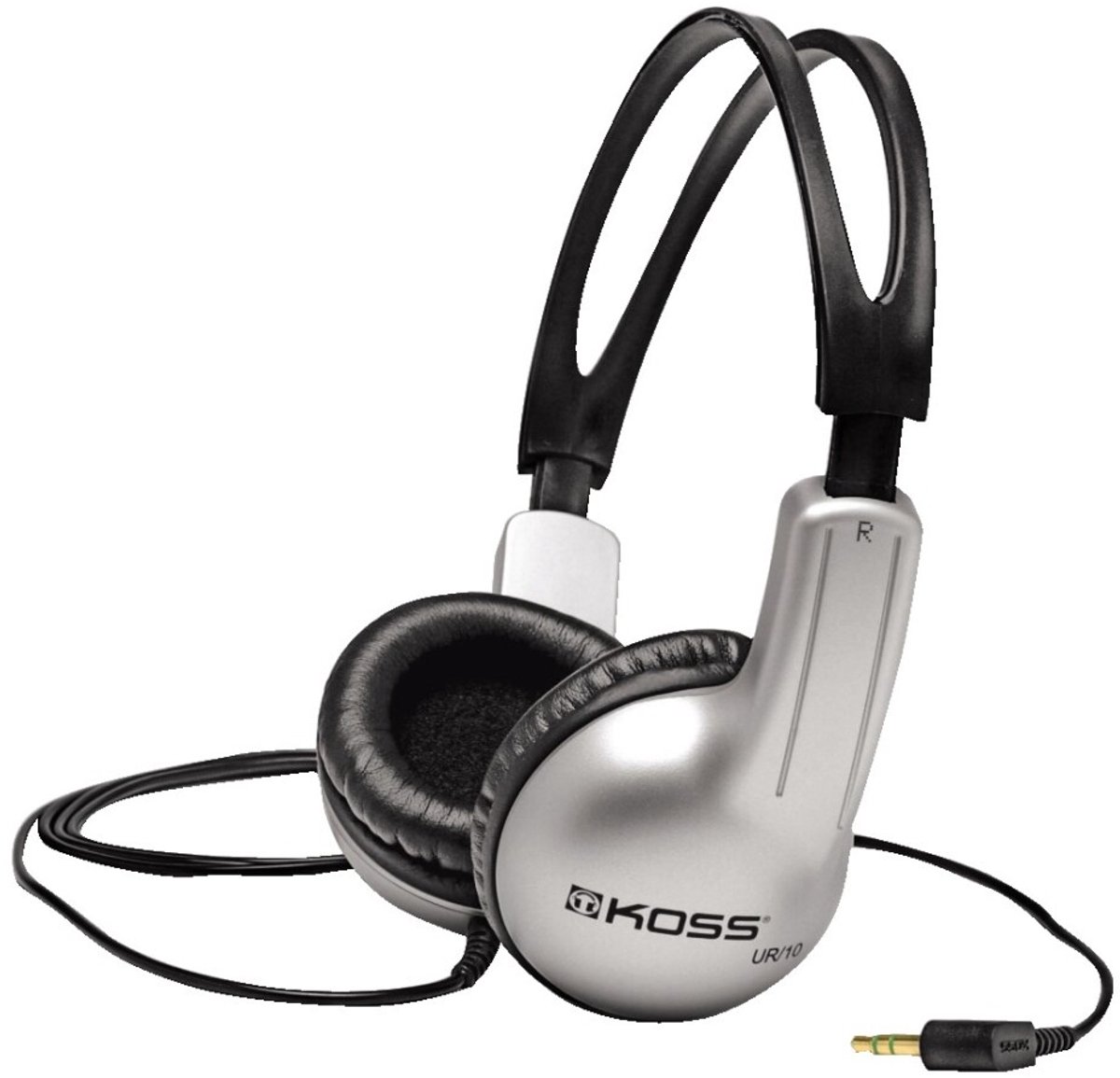 Koss UR 10 - On - Ear - koptelefoon - Zwart/Zilver