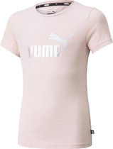 PUMA Essential+ Logo Meisjes T-Shirt - Maat 140