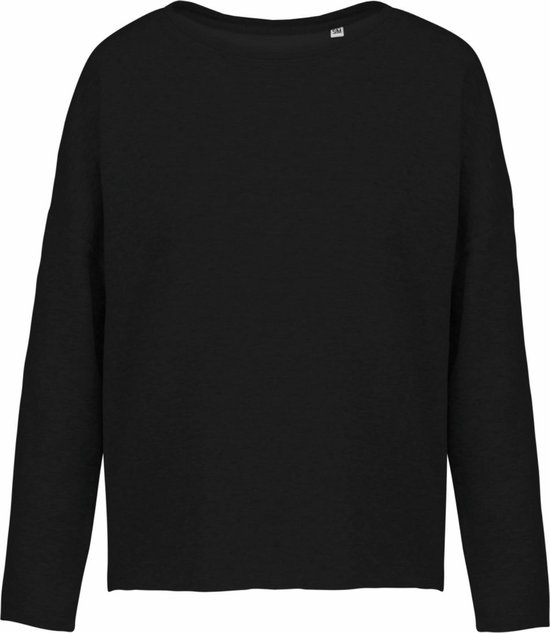Damessweater oversized ZWART “Loose fit” K471, maat L/XL