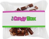The Candy Box Snoep Snoepzakjes - Lekker Kaneeltje - 200 gr - kermis - vroeger - bruin - stokje - kussentje