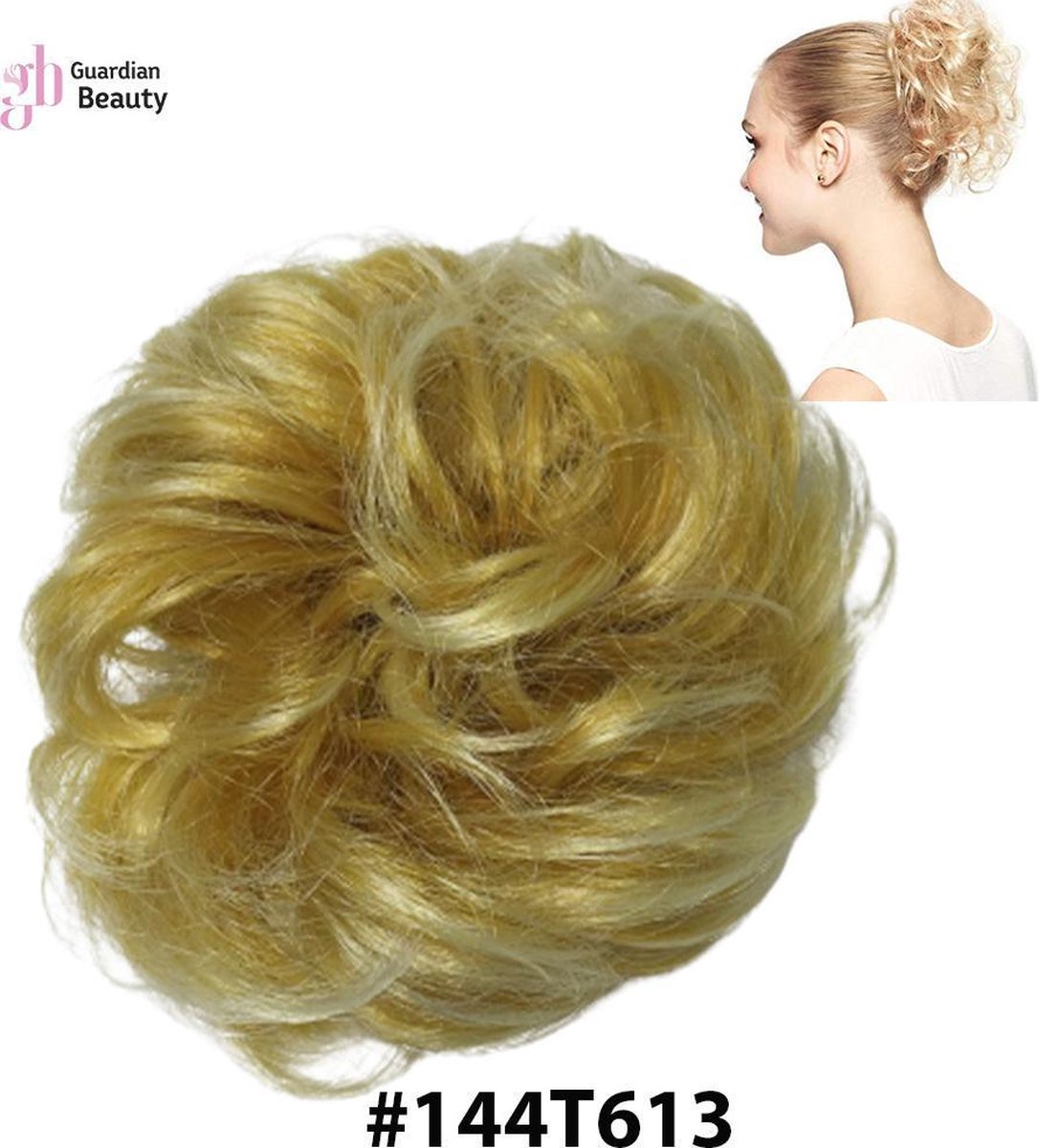 Messy Haarstuk Bun #144t613 | Haar wrap extension | Haarstuk Clip-In Twist Bun | Hair Bun | Haarstuk Hair Extensions Donut Ponytail Messy Bun - 40 Gram