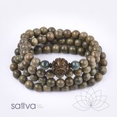 Kralen Verawood & Jade Mala 8mm Boeddhisme - Yoga - Meditatie - Boeddha - Buddha - Kralenketting - Rozenkrans | FENG SHUI Armband / Ketting Vrouw Man