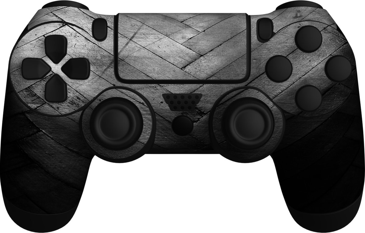 Afbeelding van product PS4 Controller Skin - Duurzaam - Dualshock Sticker - Foxx Decals® Darkwood