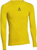 Select Shirt LS - thermoshirts - geel - maat L