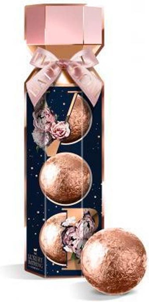 Goedkoopste Geschenkset van 3 bruisballen Brilliance Velvet Rose & Peony