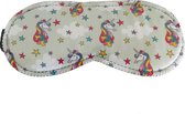 Wynie - Slaapmasker - Unicorn / Eenhoorn print - Groen - 1 stuks in blisterverpakking