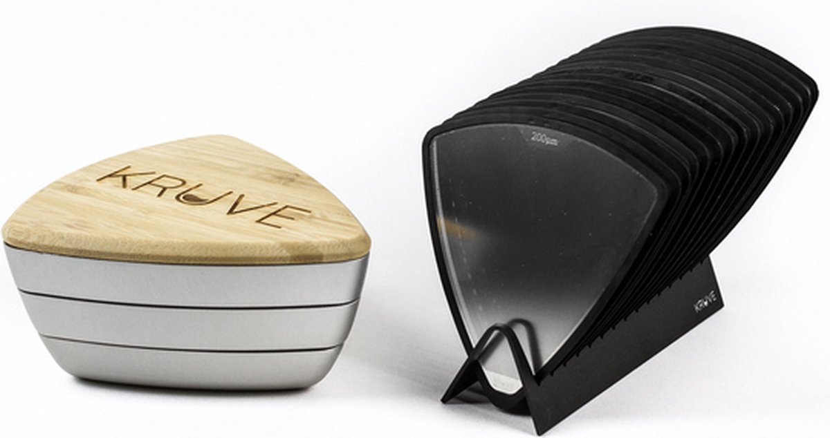 Kruve Coffee Sifter Plus Grind Silver bol