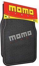 Vloermattenset voor auto Momo 009 Universeel Zwart/Rood (4 pcs)