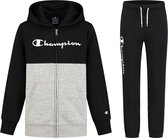 Champion Legacy Special Ultra Light Joggingpak Trainingspak - Maat 140  - Unisex - zwart - grijs - wit