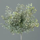 Brynxz - Kunstplant Mint bush - Frosted-flocked - Lengte 28cm