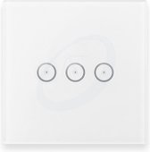 Amiko Smart Home Switch 3 Channel (wandschakelaar) slimme schakelaar 3 kanaals - Wit