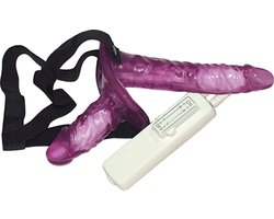 You2Toys Vibrating Strap on Duo Dildo