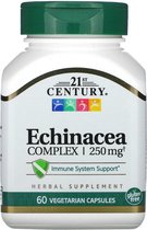 Echinacea Complex / 250 mg / 21st Century Vitamins / Vegetarisch /60 stuks /weerstand verhogen / vegan