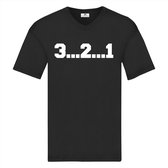 Nieuwjaar shirt voor heren 3.2.1 bier-Oud en Nieuw T-shirt-Maat L