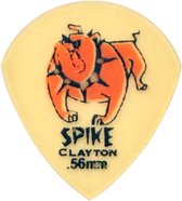 Clayton Spike teardrop plectrums 6-pack 0.56 mm