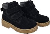 Stevige bergschoenen met klittenband / boots - voor kinderen - Zwart - Wandel / Berg - Suede - Maat 31