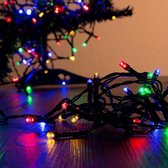 Gekleurde kerstlichtjes - microcluster - 15 meter - 200 LED-lampjes - Kunststof - Plastic - Voor buiten - Adapter/ lichtnet - Luume