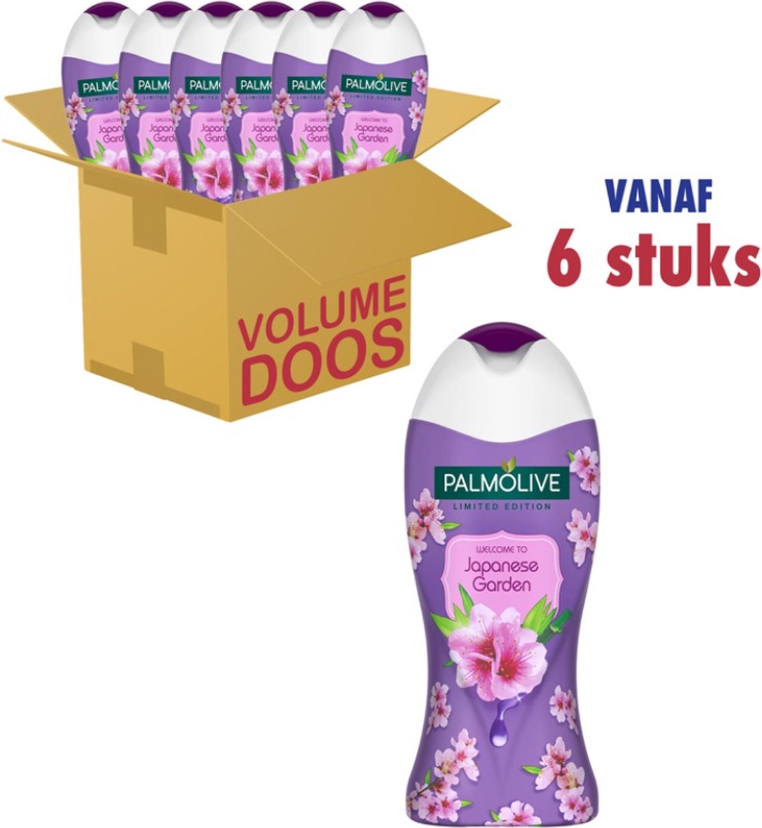 Goedkoopste Palmolive Douche Japanese Garden 6 x 250 ml