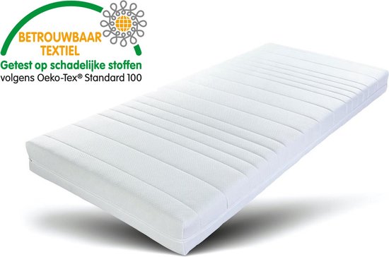 EasyBedden® Koudschuim Matras 90x160 - 14 cm dik | HR45 Schuim - Luxe Tijk  - 100 %... | bol.com