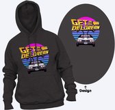 Hoodie sweater | Get in my Delorean | Back to the Future | Milow song | Maat XL