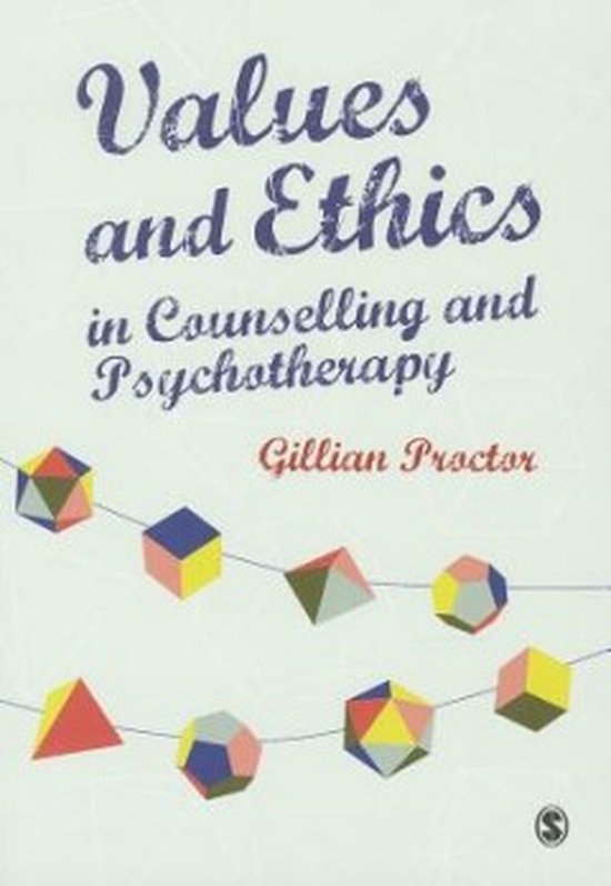 Values & Ethics in Counselling and Psychotherapy - cover
