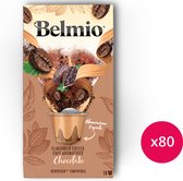 Belmio koffiecups - 80 aluminium capsules - Espresso Chocolate - medium brandingsgraad - nespresso compatibel