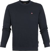 Napapijri - Balis Crew Sweater Donkerblauw - Maat XL - Modern-fit