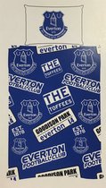 Everton logo dekbedovertrek - eenpersoons met 1 kussensloop