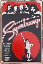Wandbord Concert Bord - Supertramp In Concert 1979