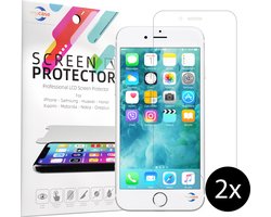 Geschikt voor iPhone 6/6s/7/8/SE 2020/2022 Screenprotector - 2 stuks extra sterk beschermglas