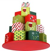 Adventskalender cadeautjes - Rond - Houten Kerstkalender - Advent - Feestdagen - Kerst 2021