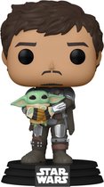 The Mandalorian - Bobble Head POP N° 461 - Mando Holding Child